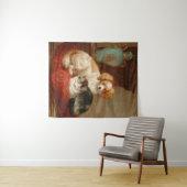 Tenture Murale Henriëtte Ronner Peinture des meilleurs amis de Kn (En situation (horizontale))