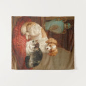 Tenture Murale Henriëtte Ronner Peinture des meilleurs amis de Kn (Devant (Horizontal))