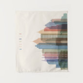 Tenture Murale Horizon de ville d'Atlanta, la Géorgie | (Devant)