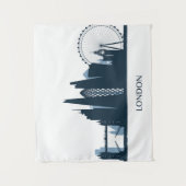 Tenture Murale Horizon de ville de Londres (Devant)