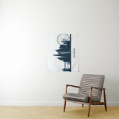 Tenture Murale Horizon de ville de Londres (En situation)