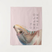 Tenture Murale Illustration du lion de mer | Ajouter Votre Texte  (Devant)