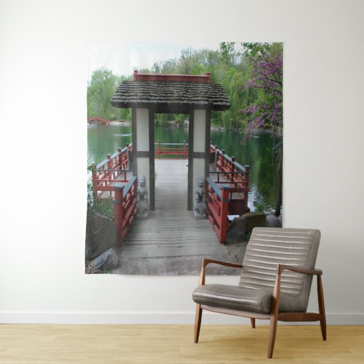 Tenture Murale Inspiration Asiatique (En situation)