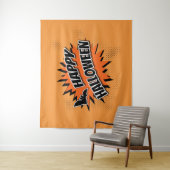 Tenture Murale Joyeux Halloween (En situation)