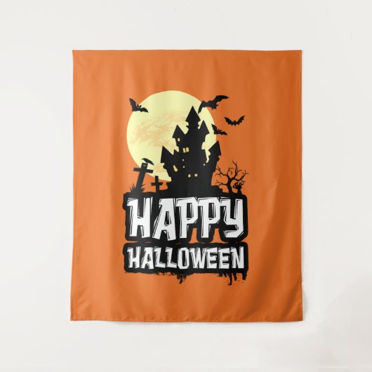 Tenture Murale Joyeux Halloween (Devant)