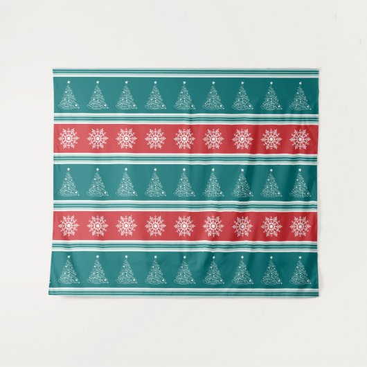 Tenture Murale Joyeux Noël (Devant (Horizontal))