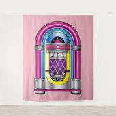 Tenture Murale Juke-box en couleurs (Devant)