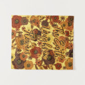 Tenture Murale La Terre rit en fleurs petites (Devant (Horizontal))