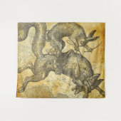 Tenture Murale lapin de brer et le renard (Devant (Horizontal))