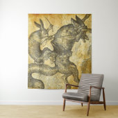 Tenture Murale lapin de brer et le renard (En situation)