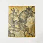 Tenture Murale lapin de brer et le renard (Devant)