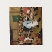 Tenture Murale Le Mariage paysan par Pieter Bruegel l'Ancien (Devant)