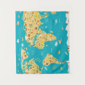 Tenture Murale Les animaux du monde (Devant)