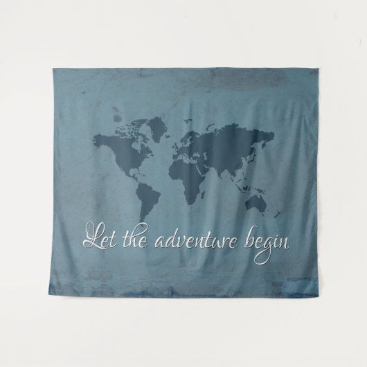Tenture Murale Let the adventure begin (Devant (Horizontal))