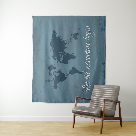 Tenture Murale Let the adventure begin (En situation)