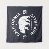 Tenture Murale Logo | de la Californie le Golden State (Devant)