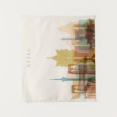 Tenture Murale Macao, horizon de ville de la Chine | (Devant)