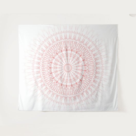 Tenture Murale Mandala blanc (Devant (Horizontal))