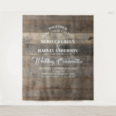 Tenture Murale mariage de grange de bois de l'ouest (Devant)