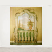 Tenture Murale Méditerranée Vue lac Mural (Devant)