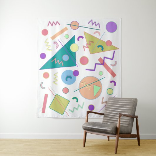 Tenture Murale Memphis #80 Large (En situation)