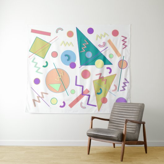 Tenture Murale Memphis #80 Large (En situation (horizontale))
