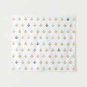 Tenture Murale Mini motif d'Ancre (Devant (Horizontal))