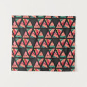 Tenture Murale Motif abstrait tiré par la main de pastèque (Devant (Horizontal))