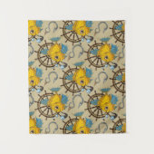 Tenture Murale Motif de capitaine de la marine marchande poisson (Devant)