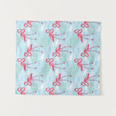 Tenture Murale Motif de Flamant rose (Devant (Horizontal))