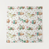 Tenture Murale Motif de fleur d'étape | de fleur de désert (Devant)