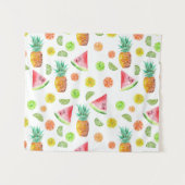 Tenture Murale Motif de fruit glacé d'aquarelle (Devant (Horizontal))