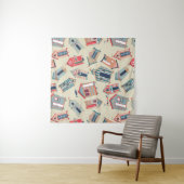 Tenture Murale Motif de hutte de plage (En situation)