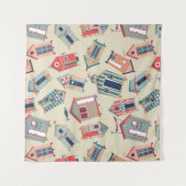 Tenture Murale Motif de hutte de plage (Devant)