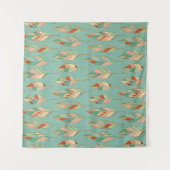 Tenture Murale Motif de plume d'aquarelle d'étape | de Geo de (Devant)