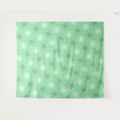 Tenture Murale Motif des cercles verts de printemps (Devant (Horizontal))