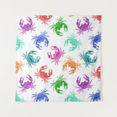 Tenture Murale Motif des crabes (Devant (Horizontal))