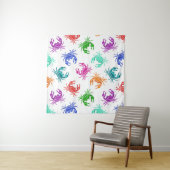 Tenture Murale Motif des crabes (En situation (horizontale))