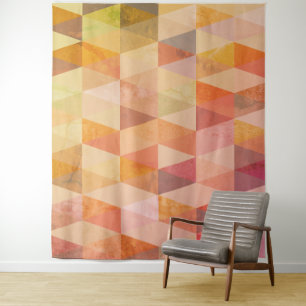 Tenture Murale Motif géométrique Triangle souple