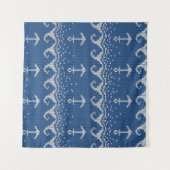 Tenture Murale Motif nautique de Knit (Devant)