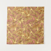 Tenture Murale Motif peu précis d'hippocampe et d'Ancre (Devant)