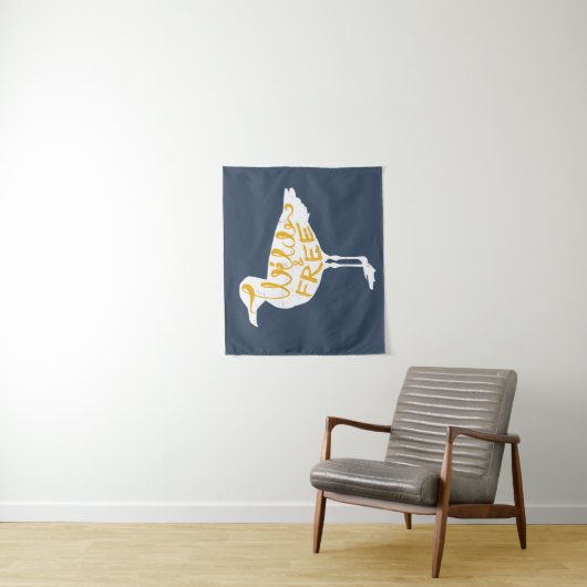 Tenture Murale Mouette | sauvage et libre (En situation)