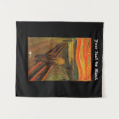 Tenture Murale Munch - Le cri de glace (Devant (Horizontal))