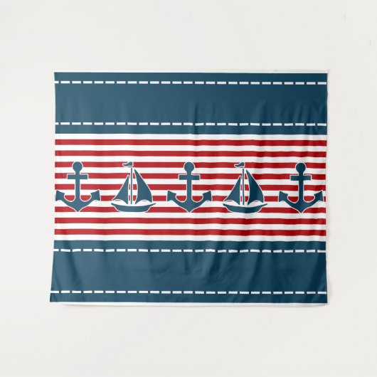 Tenture Murale Nautical design (Devant (Horizontal))