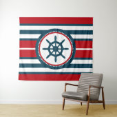 Tenture Murale Nautical design (En situation (horizontale))