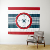 Tenture Murale Nautical design (En situation (horizontale))