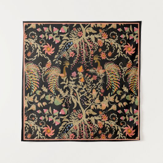 Tenture Murale Oiseaux du paradis (Devant)