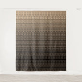 Tenture Murale Ornement ethnique Brown (Devant)