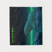 Tenture Murale Ours polaire à bord de glace (Devant)