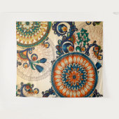 Tenture Murale Paix de Bohème Mandela Boho de hippie chic (Devant (Horizontal))